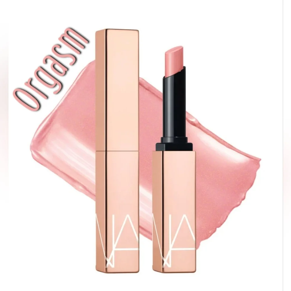 Nars Afterglow Sensual Shine Hydrating Lipstick Orgasm Peach Pink Brand New